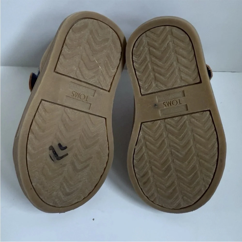 Toddler TOMS Cusco Honey Synthetic Suede Hook And Loop Sneakers Boys (Size 4)